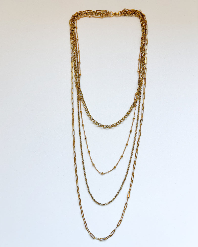 COLLAR TRIPLE CADENA