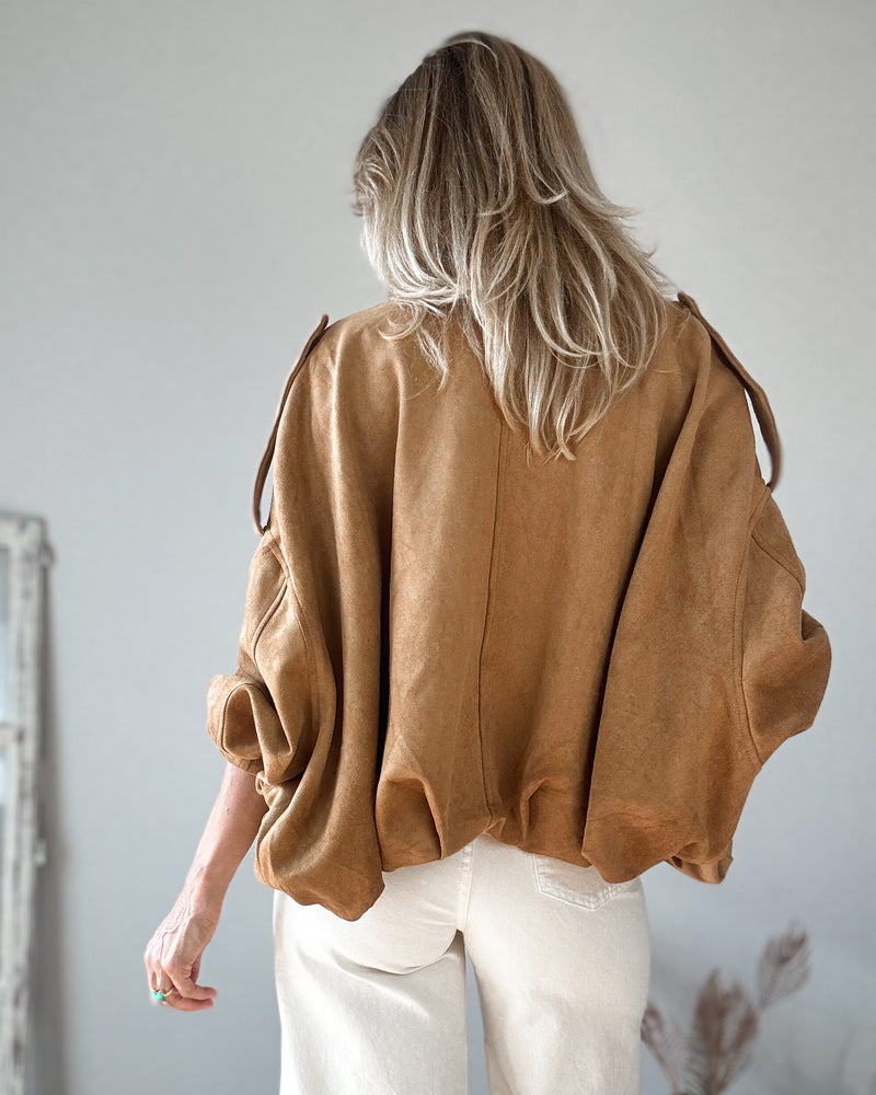 Cazadora camel capa