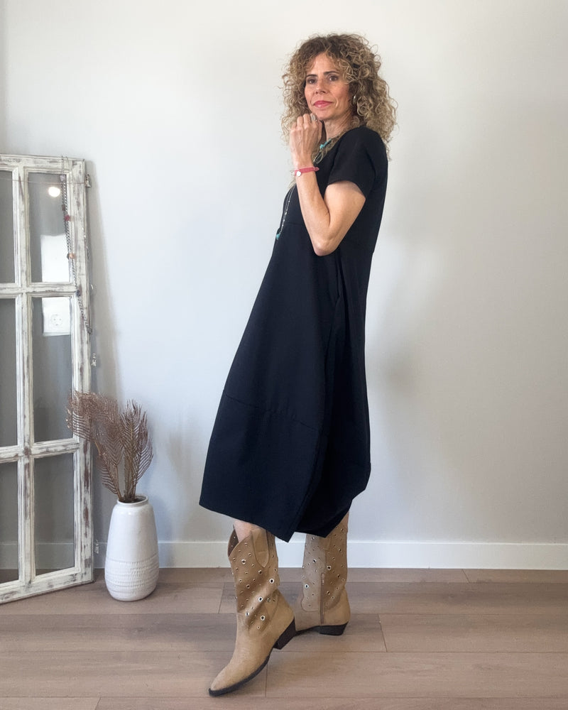 Vestido black blonde