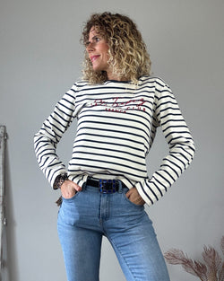 Camiseta rayas manga