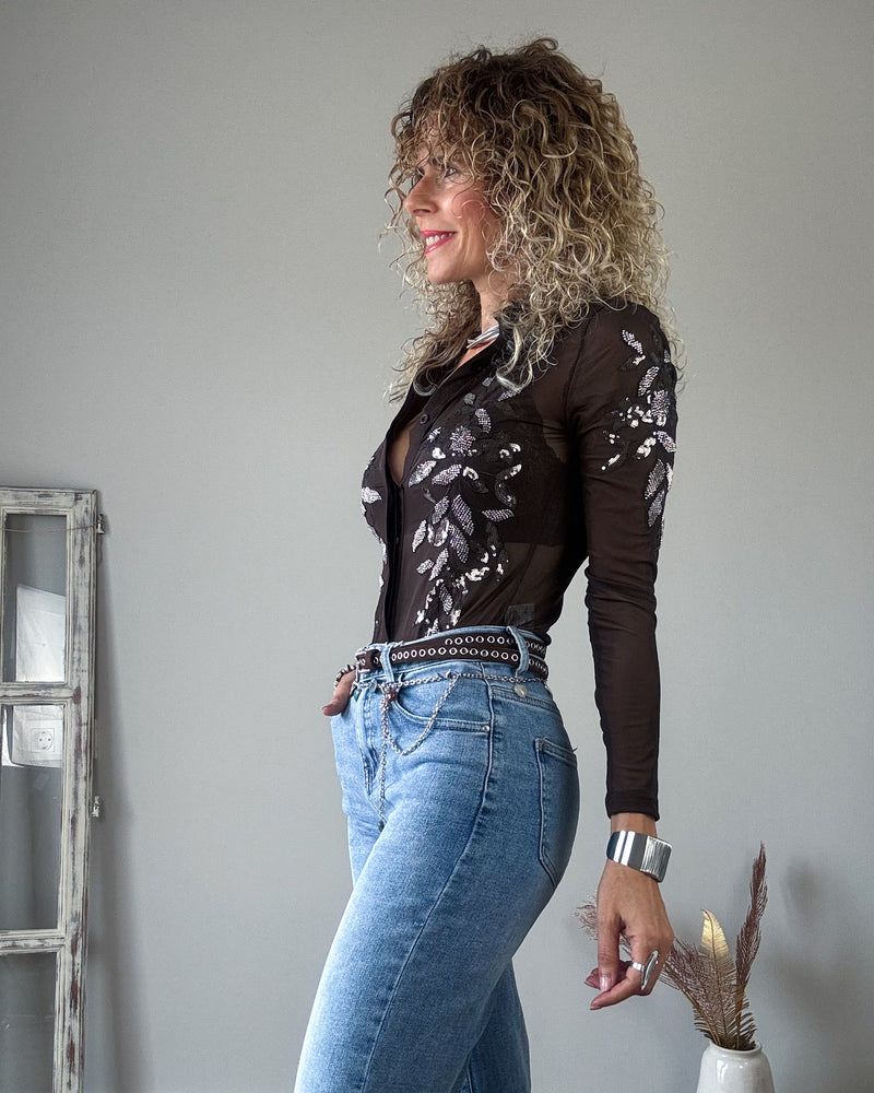 Jeans claro recto