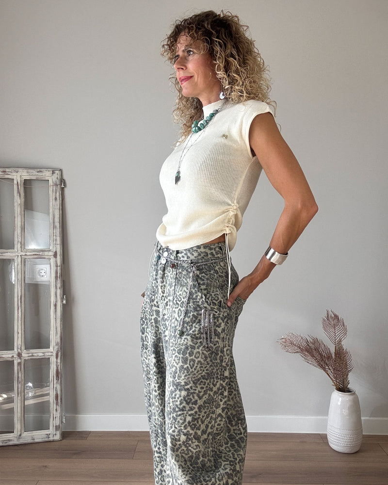 Jeans print balloon
