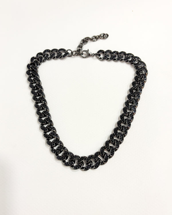 GARGANTILLA ESLABÓN GRIS