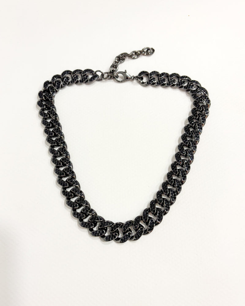 GARGANTILLA ESLABÓN GRIS