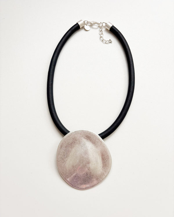 COLLAR OVAL SILVER