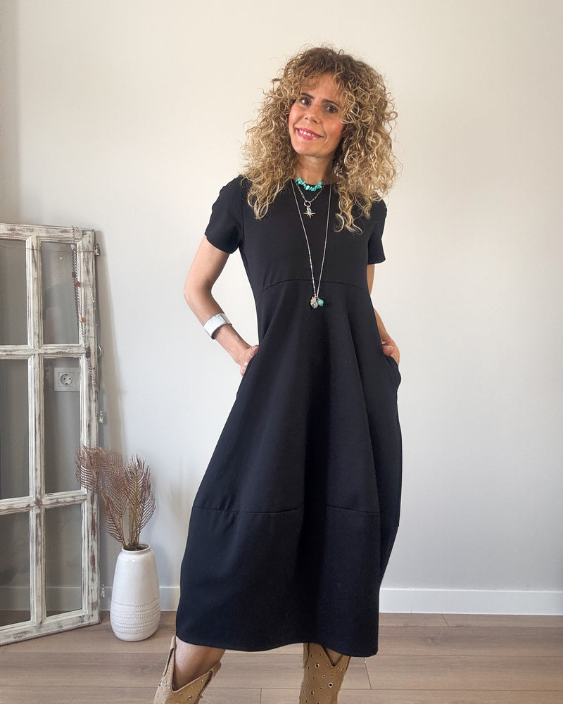 Vestido black blonde