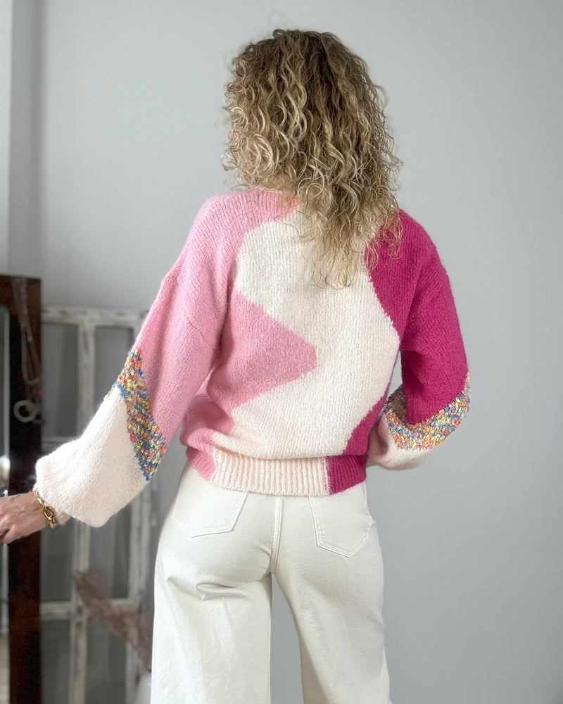 Jeans beige wideleg