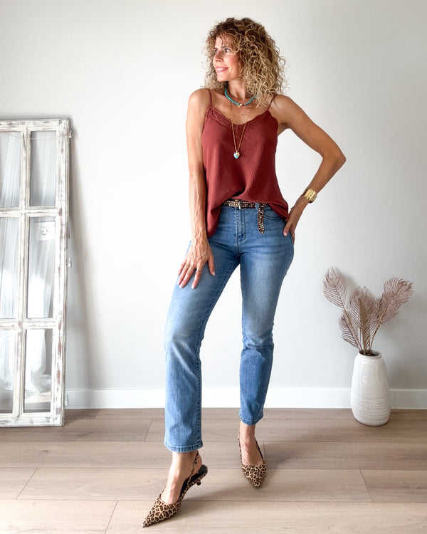 Jeans recto Push UP