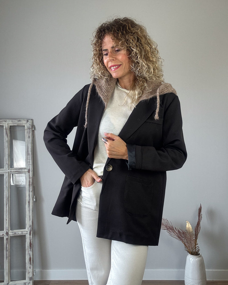 Gorra capucha tostada