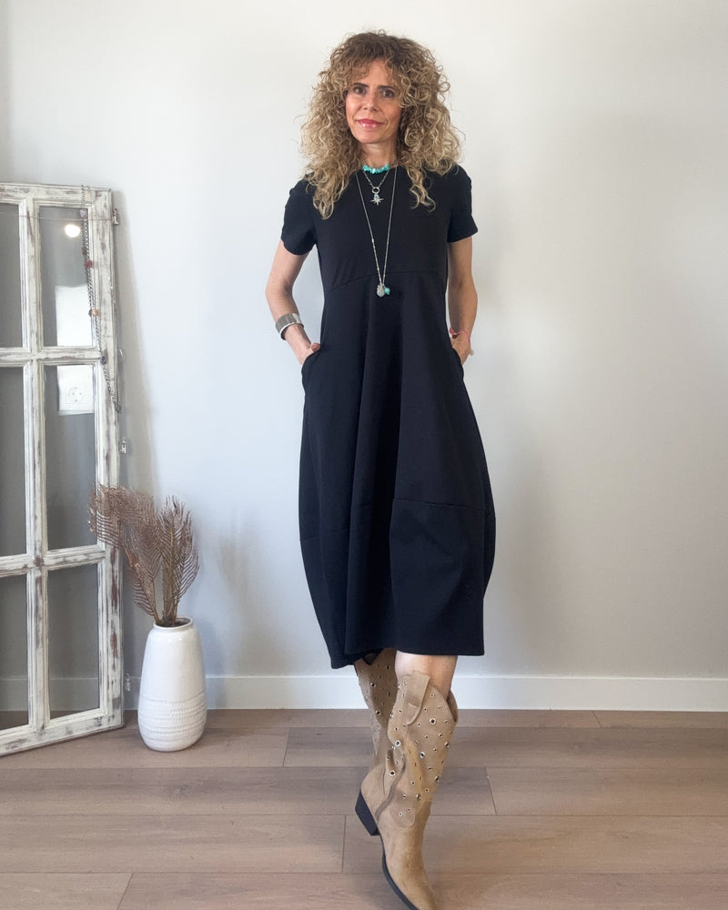 Vestido black blonde