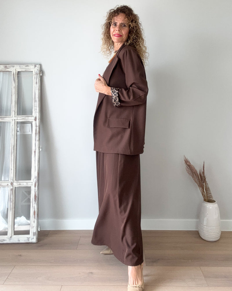 Blazer chocolate oversize