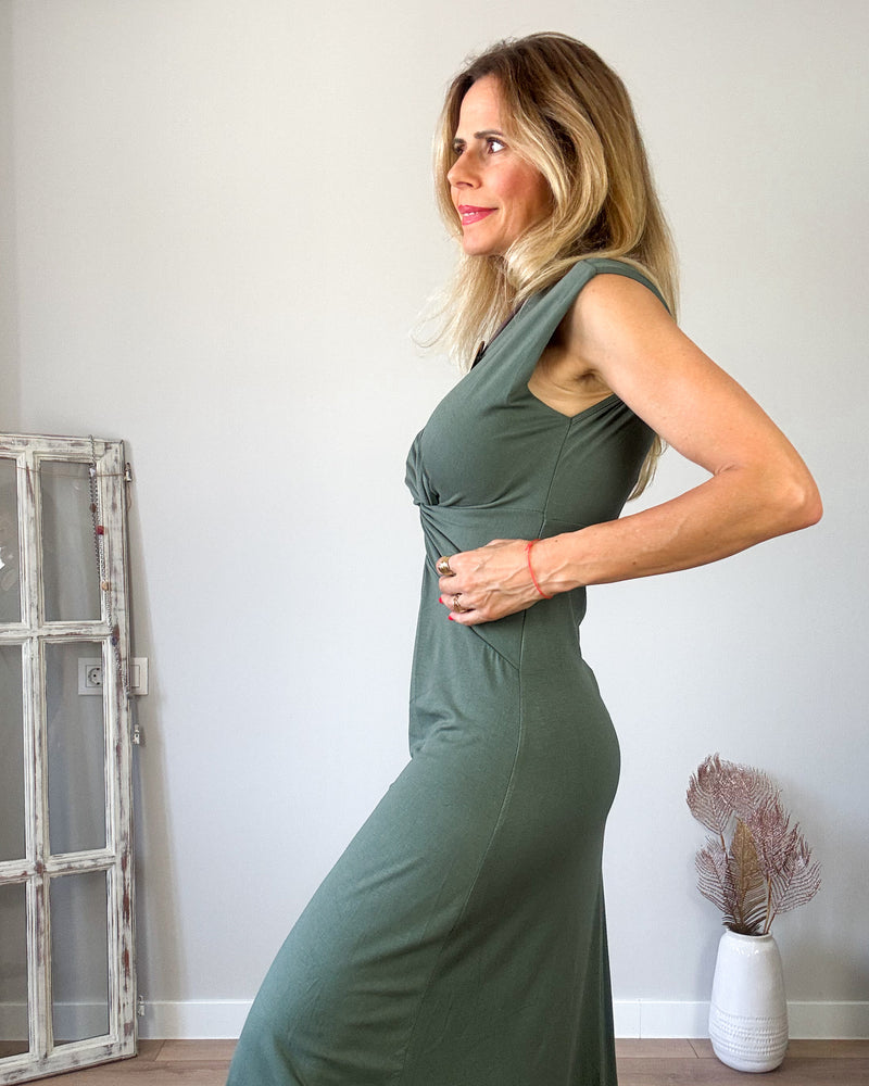 Vestido sweet caqui