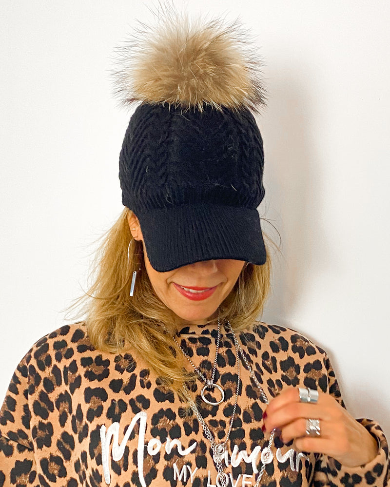 Gorra negra polar