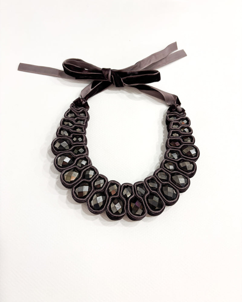 GARGANTILLA CRISTAL TERCIOPELO