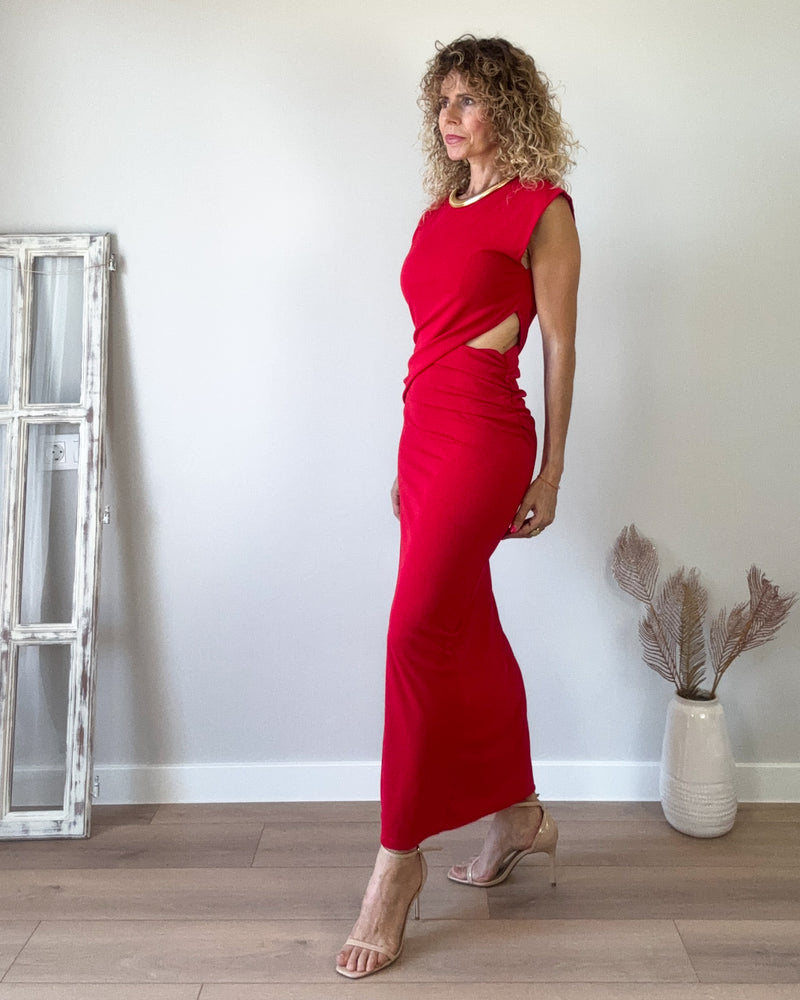 Vestido pasión drapeado