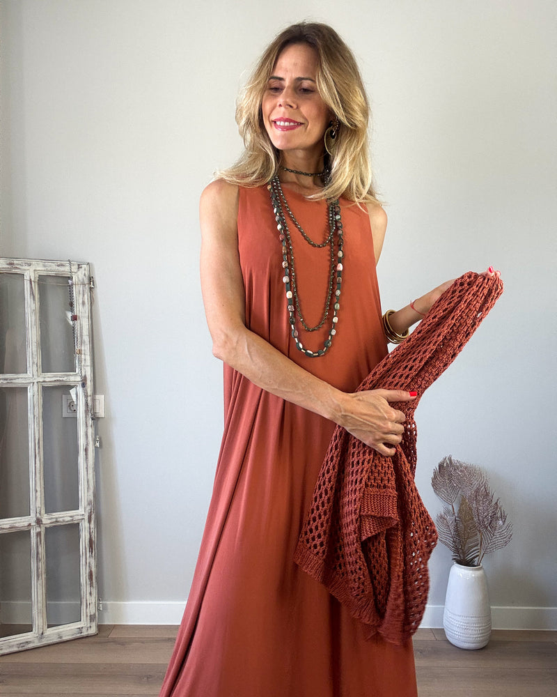Vestido caldero iris