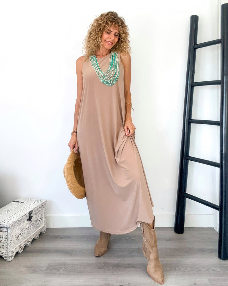 Vestido cameli punto
