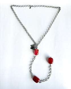 COLLAR PIEDRAS ROSADAS