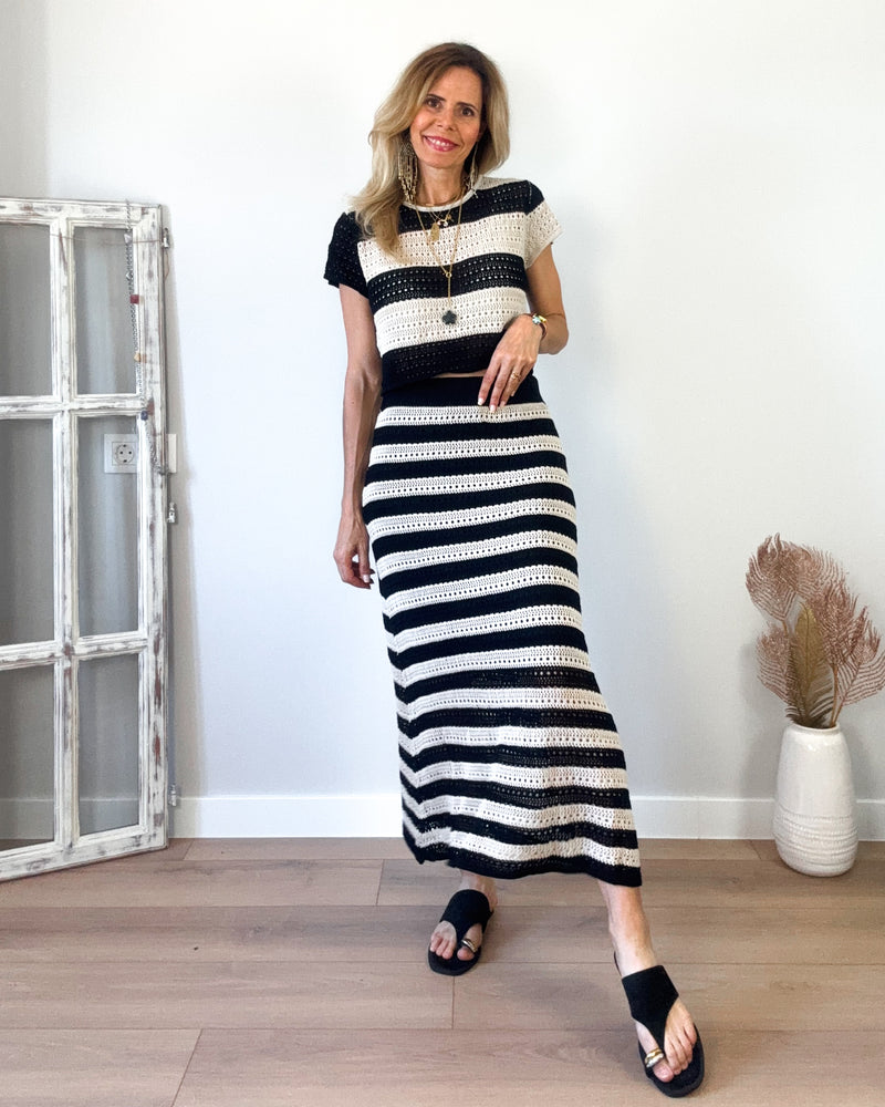Conjunto perlé raya