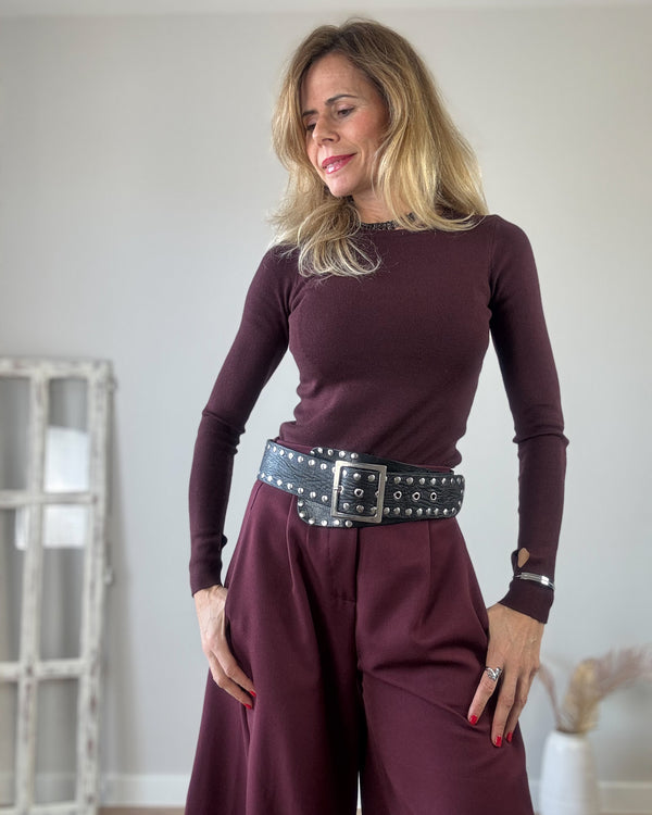 Jersey burdeos basic