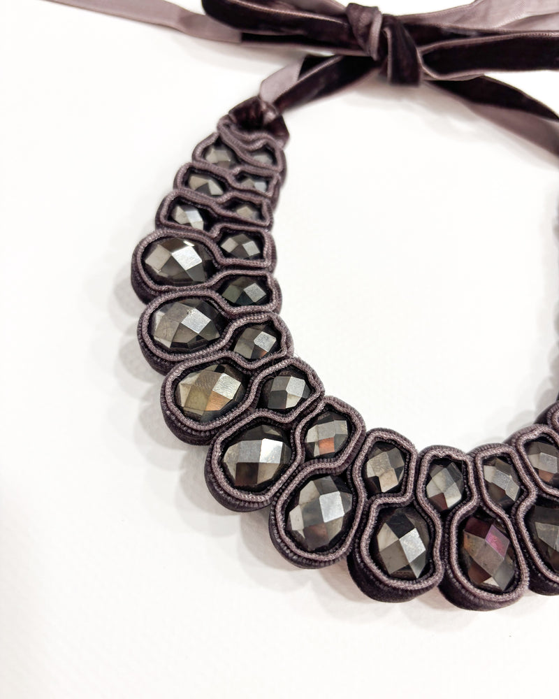 GARGANTILLA CRISTAL TERCIOPELO