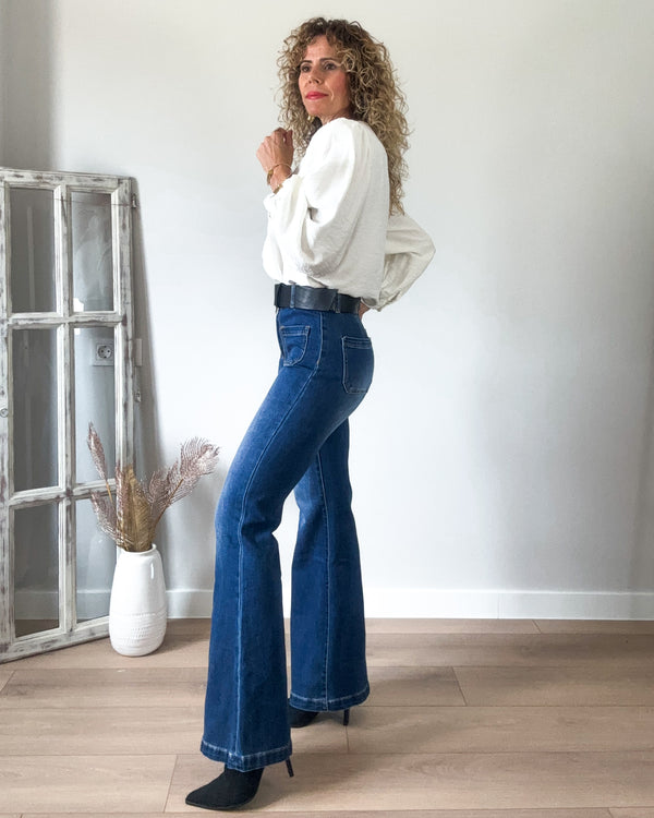 Jeans bohem oscuro