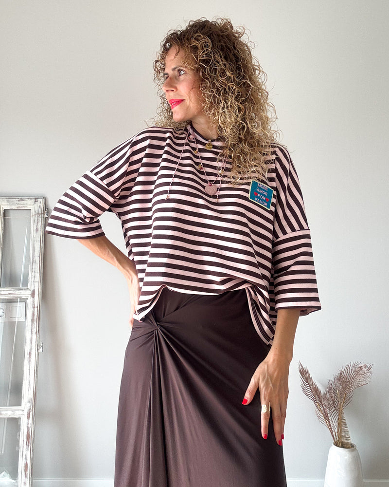 Camiseta raya choco