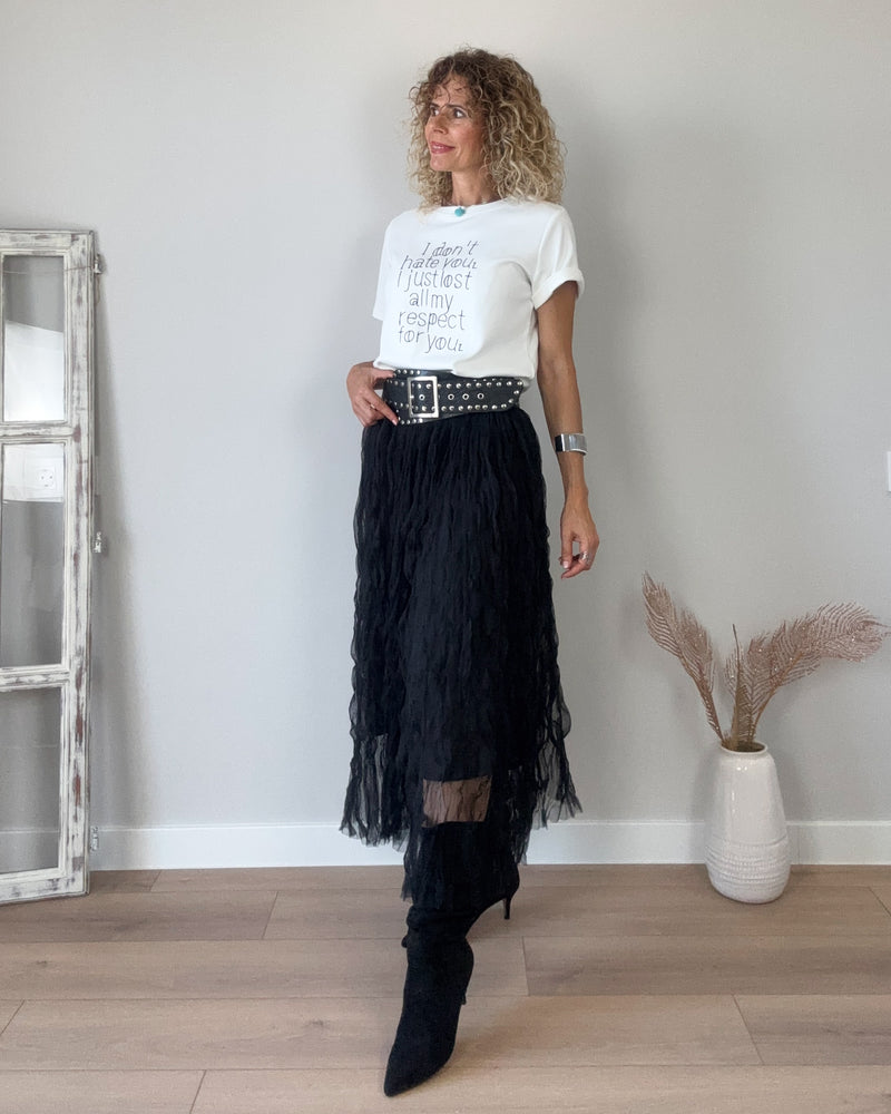 Falda arrugada blaki