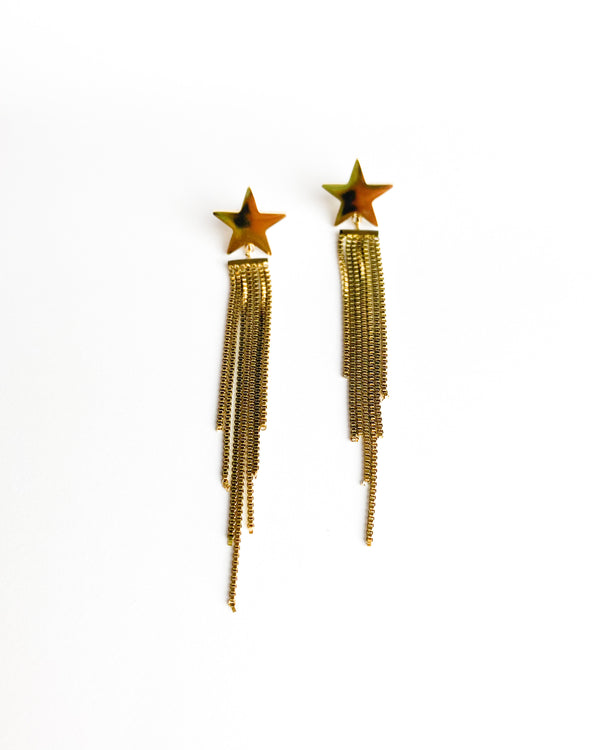 PENDIENTE ESTRELLA CADENA