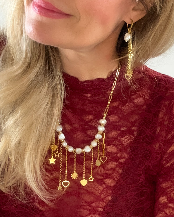 COLLAR CADENA PERL