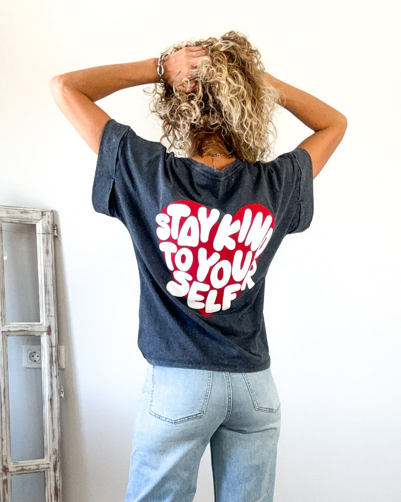 Camiseta mensaje corazón