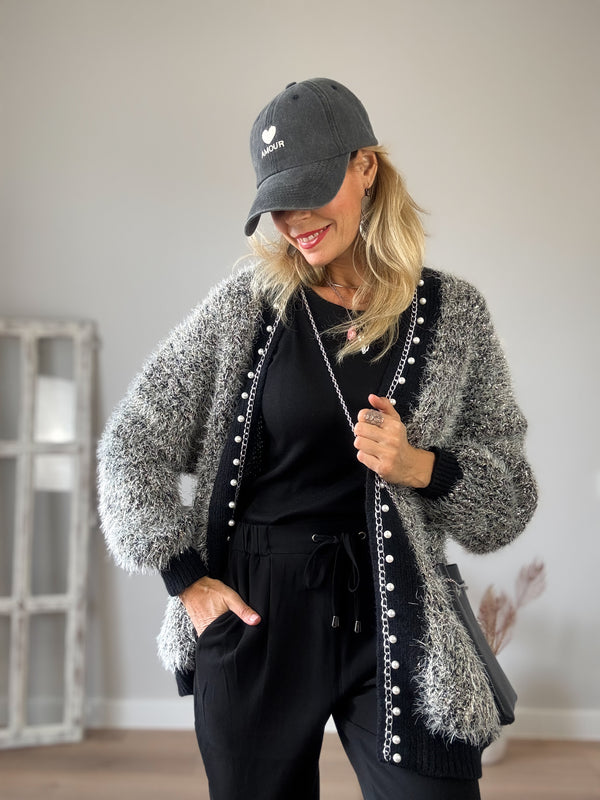 Gorra gris Amour