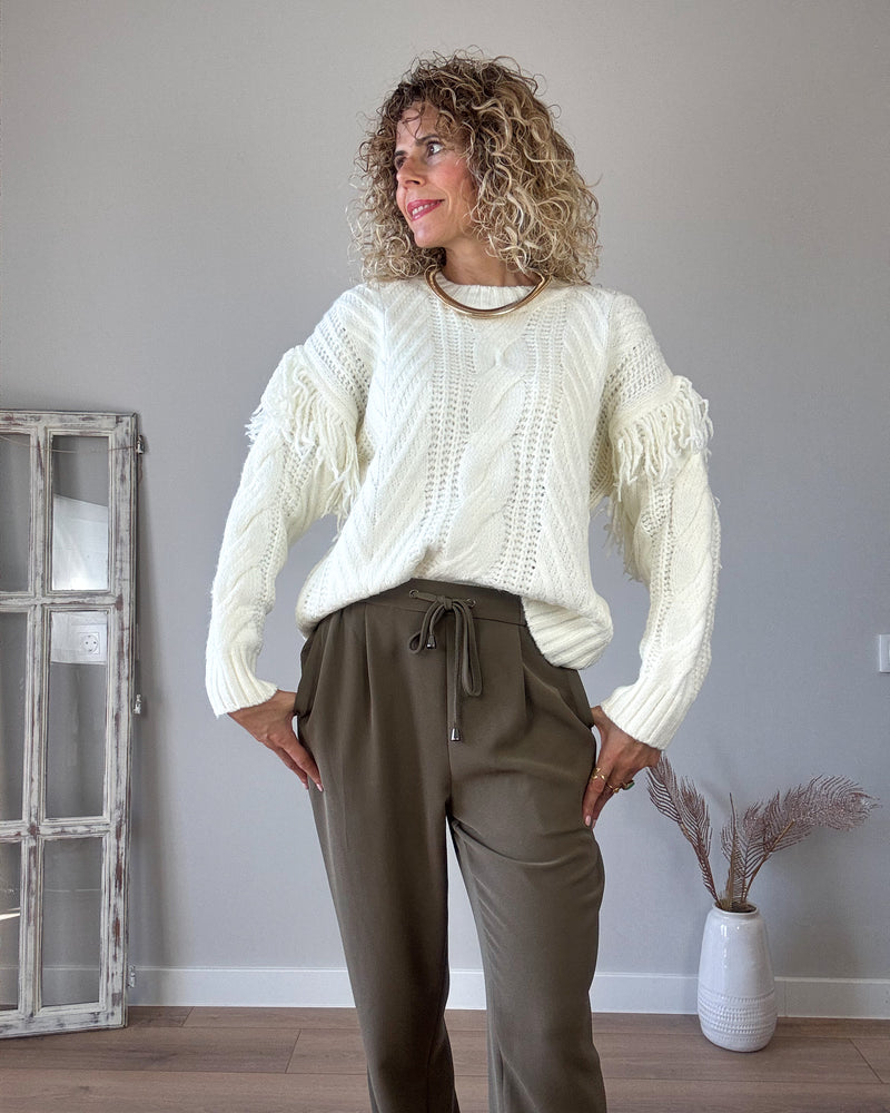 Pantalón verde cordón