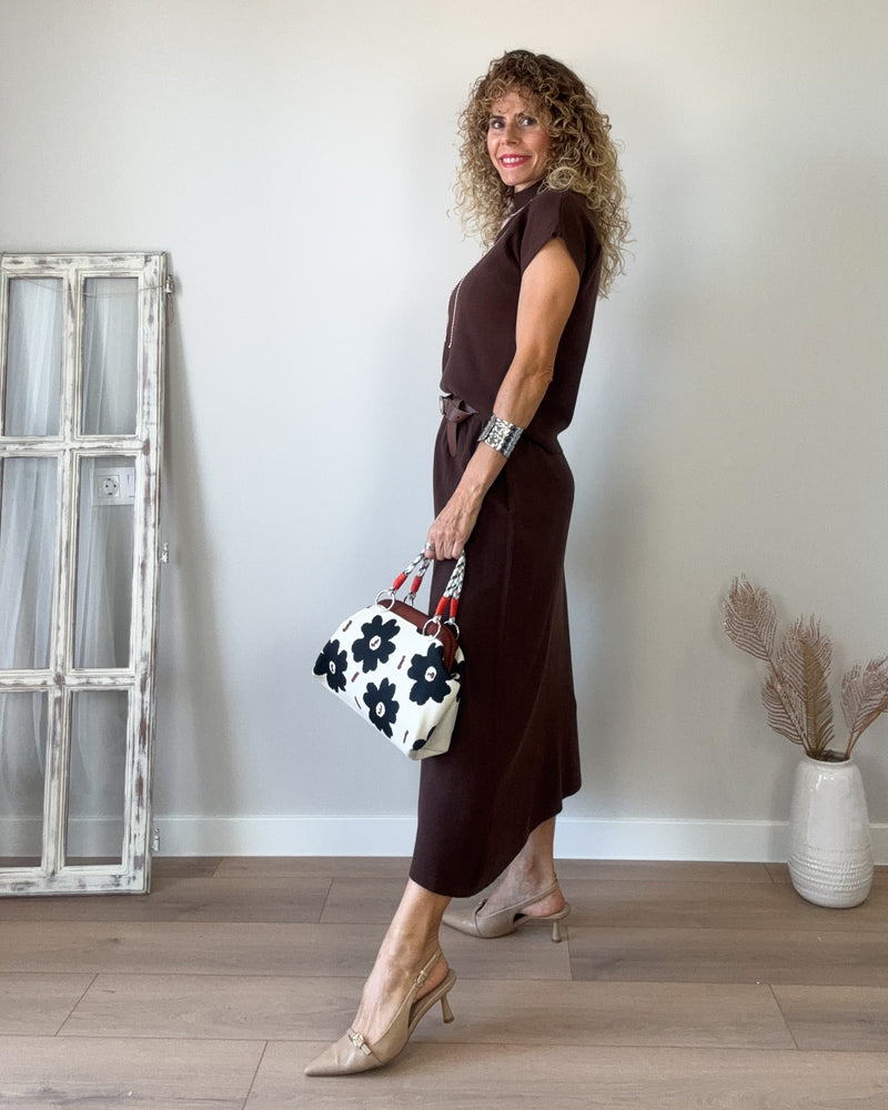 Conjunto punto choco falda