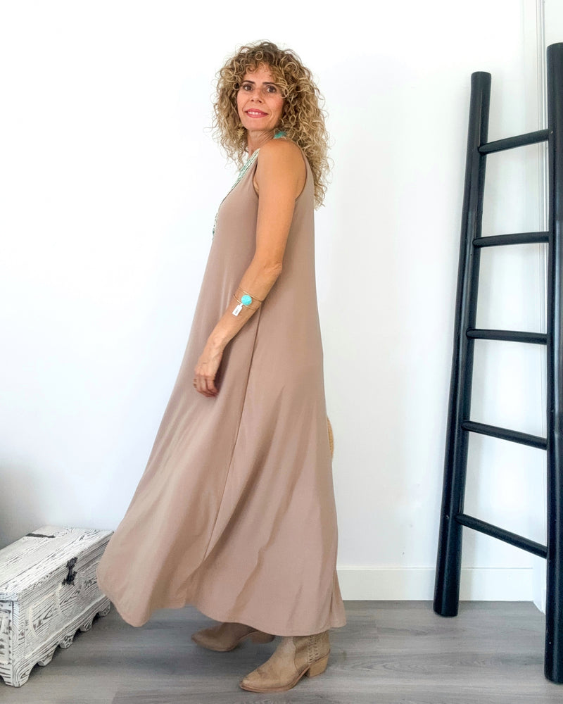 Vestido cameli punto