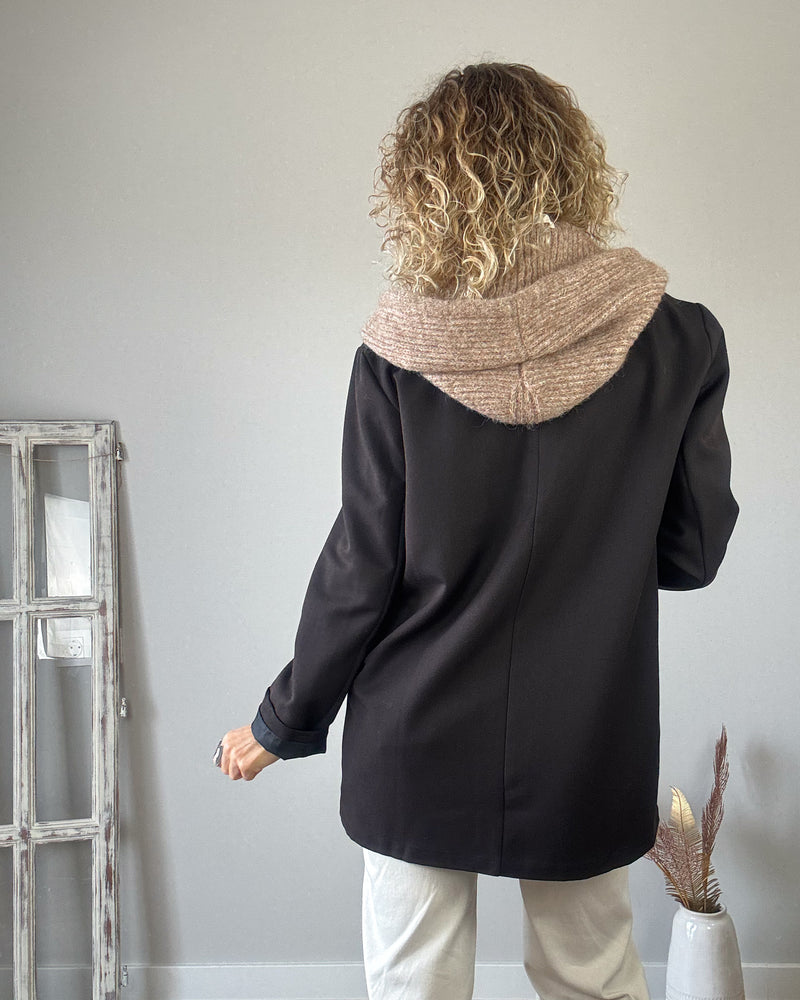 Gorra capucha tostada