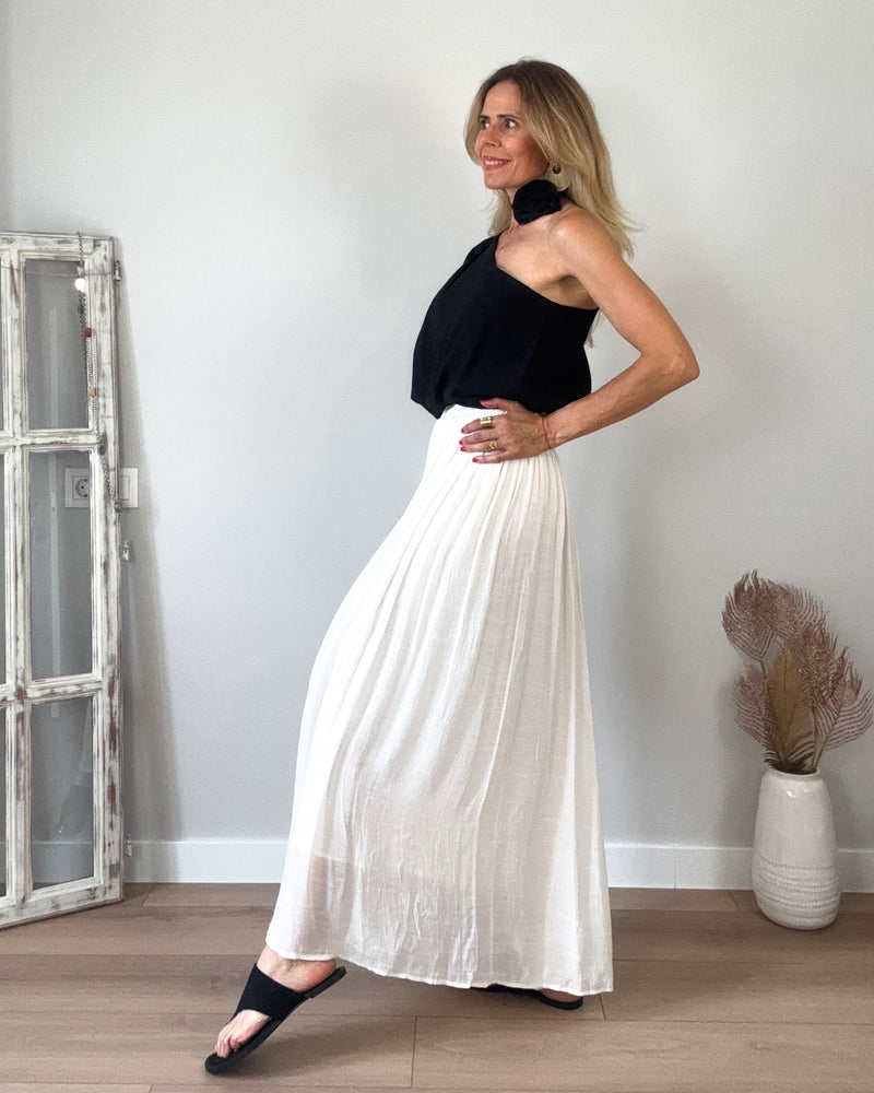 Falda beige bohemy