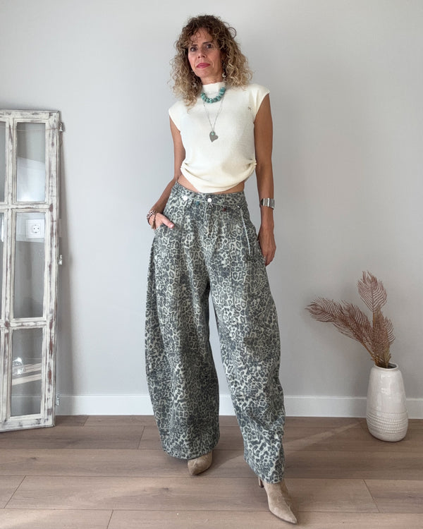 Jeans print balloon