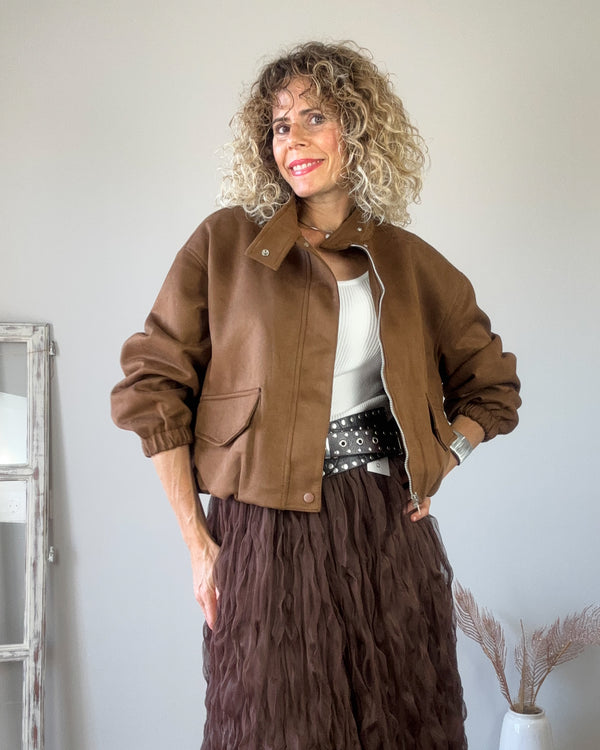 Bomber moka bolsillo