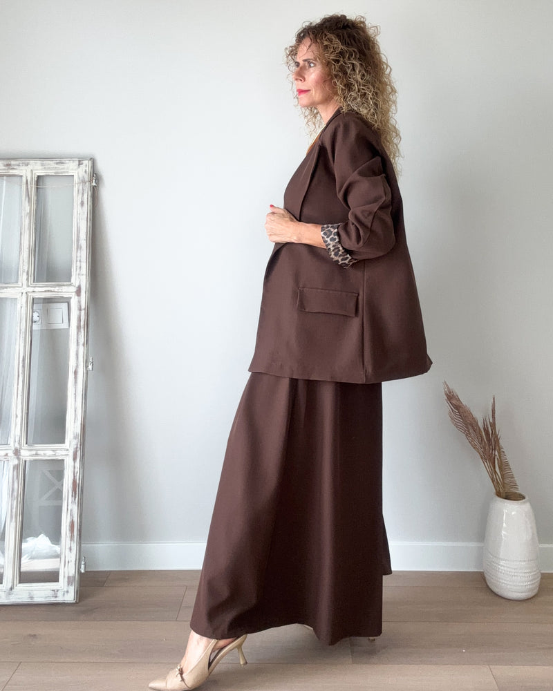Blazer chocolate oversize