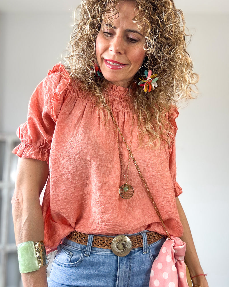 Blusa mujer Coral