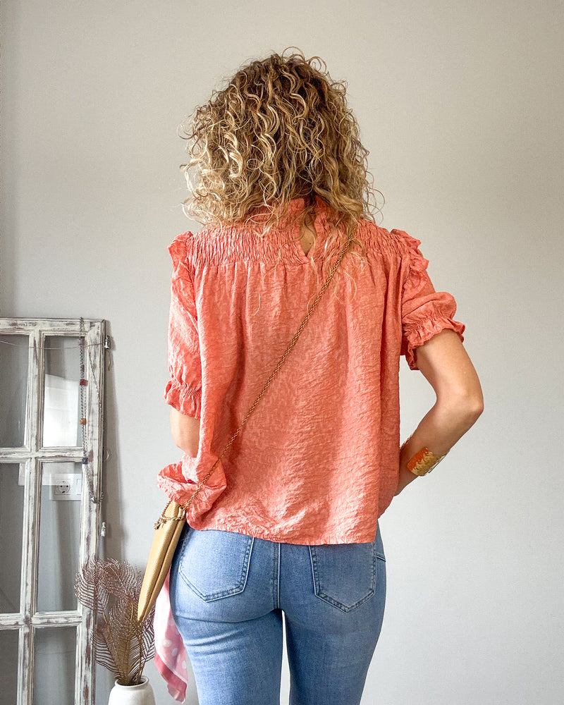 Blusa mujer Coral Engomada