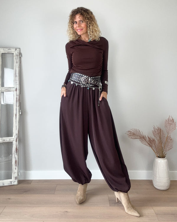 Pantalón chocolate aladin