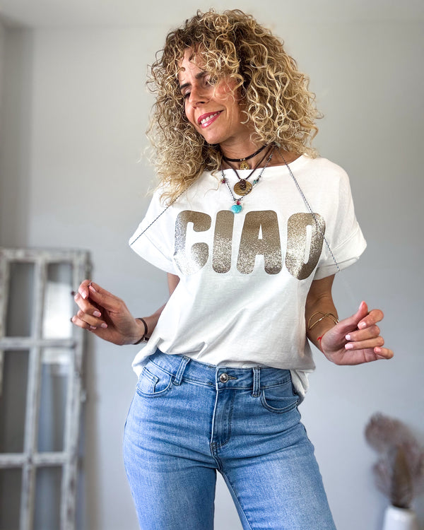 Camiseta blanca Ciao