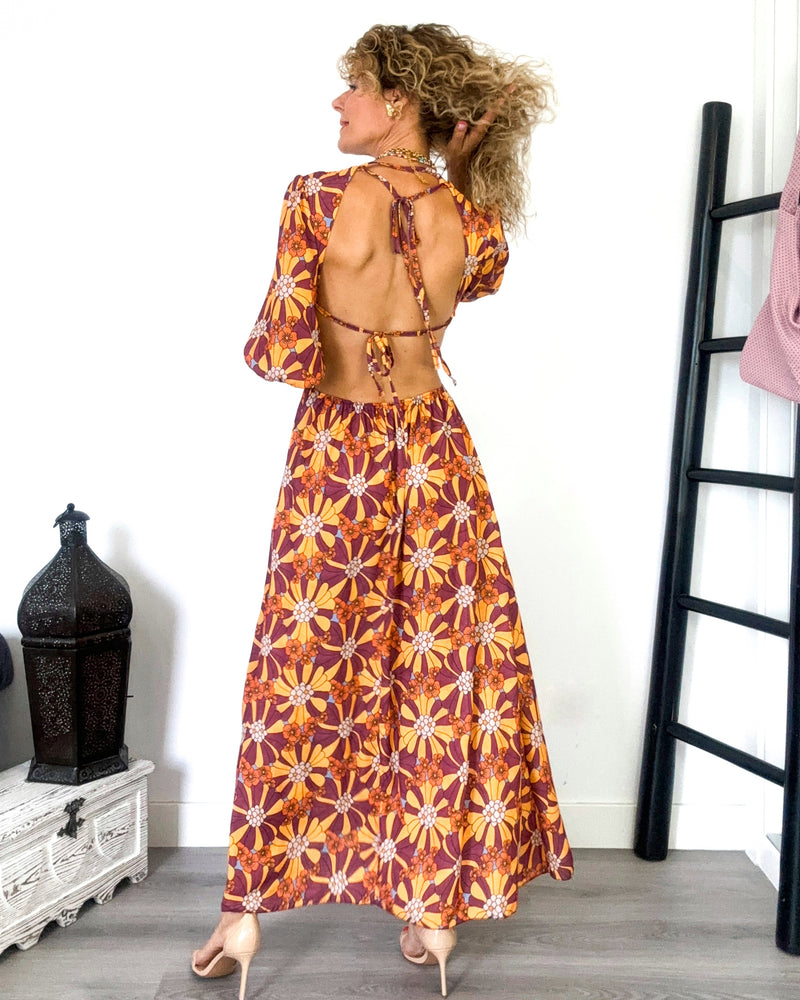 Vestido floral boho