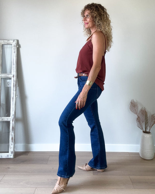 Jeans push up blue