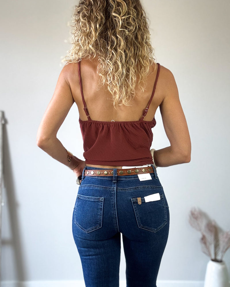 Jeans push up blue