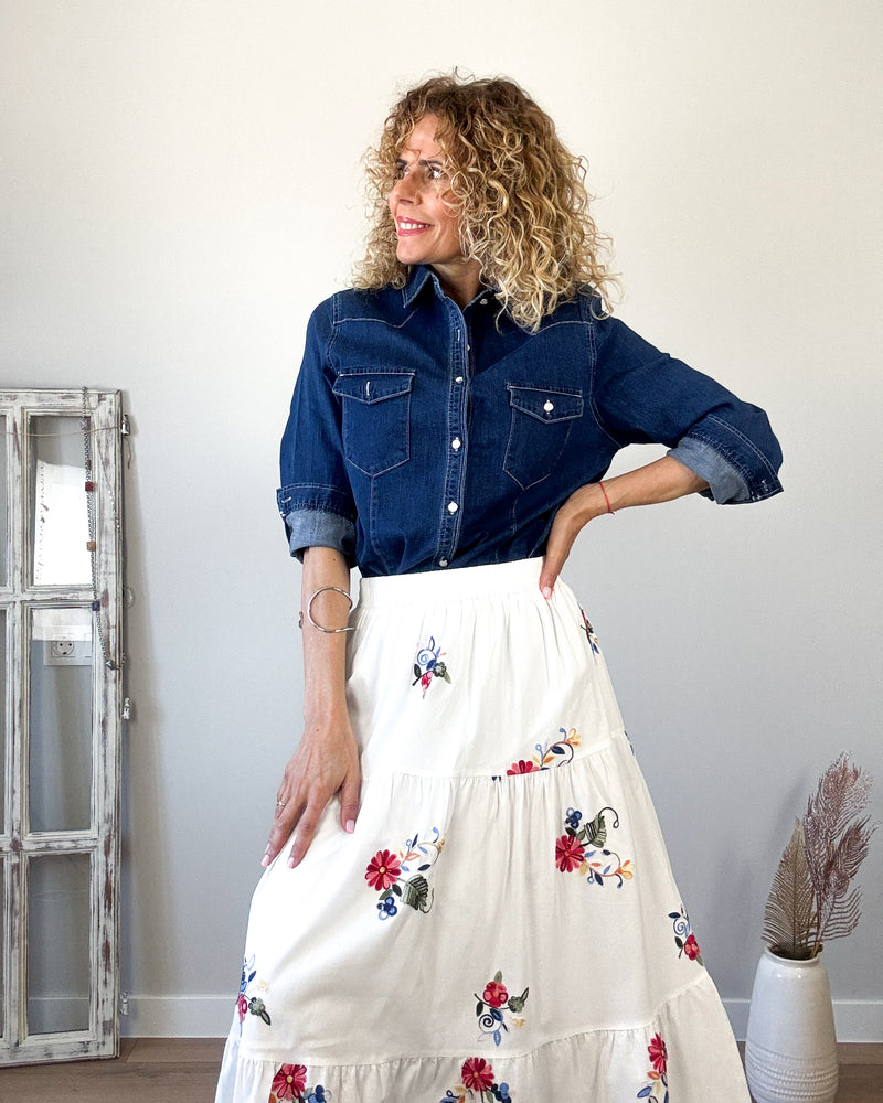 Camisa vaquera mujer