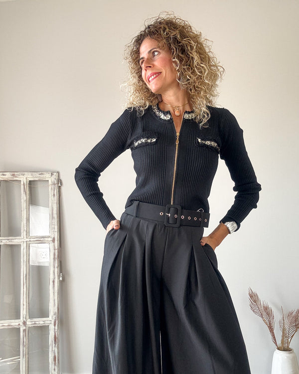 Chaqueta cremallera chanel