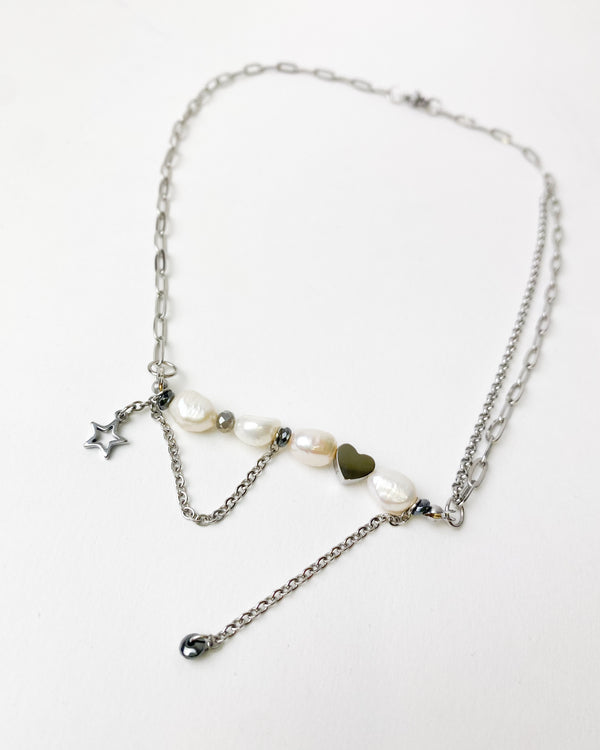COLLAR PERLAS CADENA